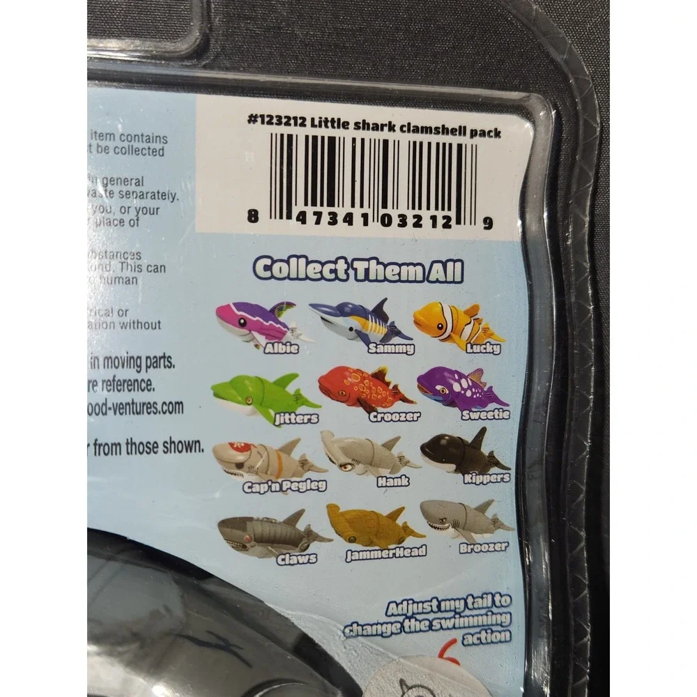 Rare~LIL' FISHYS Motorized‎ Water Pets- Hammerhead Shark Hammie-New & Sealed